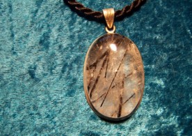 Rutilated Quarts,with cord